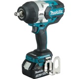 Makita DTW1002RTJ slagskruemaskine , Schlagskruemaskine Blå/Sort, inkls.  2x 5.0 Ah batterier , lader og makpac str. 3