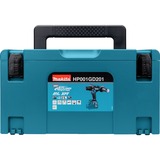 Makita HP001GD201, Slagborer skruemaskine Blå/Sort