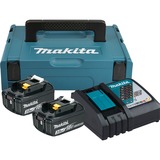 Makita Power Source Kit 18V 3Ah 197952-5, Oplader MAKPAC Gr.1, 2x Li-Ionen Akku 3Ah