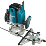 Makita RP1800XJ router og overfræser Turkisfarve, Sølv 22000 rpm 1850 W Turkisfarve, Sølv, 22000 rpm, 5000 rpm, 4 m/s², Strøm, 1850 W