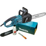 Makita UC4051AK 2200W Sort, Blå elektrisk kædesav, Elektrisk motorsav Blå/Sort, 40 cm, 14,5 m/s, 76,2 / 8 mm (3 / 8"), 1,3 mm, Sort, Blå, 0,2 L