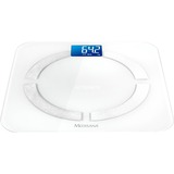 Medisana BS 430 connect Electronic personal scale Transparent, Vægt Hvid, LCD, 49 x 70 mm, Transparent, 320 mm, 320 mm, 24 mm