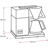 Melitta Aromaboy Semi-auto Dråbe kaffemaskine, Filter maskine Sort, Dråbe kaffemaskine, Malet kaffe, 500 W, Sort