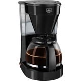 Melitta EASY II Zw 1023-02, Filter maskine Sort, Dråbe kaffemaskine, Malet kaffe, 1050 W, Sort, Rustfrit stål