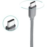 Nevox 1457 USB-kabel Sølv, 5000 Mbit/s