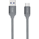 Nevox 1480 USB-kabel 2 m USB 3.2 Gen 2 (3.1 Gen 2) USB A USB C Grå grå, 2 m, USB A, USB C, USB 3.2 Gen 2 (3.1 Gen 2), Hanstik/Hanstik, Grå