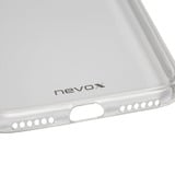 Nevox StyleShell Flex mobiltelefon etui Hylde etui Grå, Transparent, Mobiltelefon Cover Hvid/gennemsigtig, Hylde etui, Apple, iPhone 7, Grå, Transparent