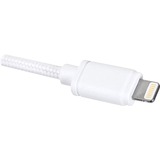 OWC NWTCBLUSBL1MW Lightning kabel 1 m Hvid Hvid, 1 m, Lightning, USB A, Hvid, iPhone, iPad, iPod