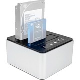 OWC OWCTCDRVDCK drev dockingstation USB 3.2 Gen 2 (3.1 Gen 2) Type-C Sort, Sølv, Docking station Sølv/Sort, HDD, SSD, Serial ATA III, 2.5,3.5", USB 3.2 Gen 2 (3.1 Gen 2) Type-C, Sort, Sølv, 100 - 240 V