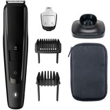 Philips BEARDTRIMMER Series 5000 Skægtrimmer med 0,2 mm præcisionsindstillinger, Skæg trimmer Sort, 2 mm præcisionsindstillinger, Sort, 0,4 mm, 2 cm, AC/Batteri, 90 min., 1 t