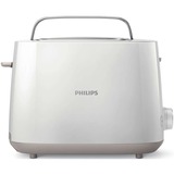 Philips Daily Collection 8 indstillinger, integreret bollevarmer, toaster, Brødrister Hvid, integreret bollevarmer, toaster, 2 skive(r), Hvid, Plast, Kina, 830 W, 220-240 V