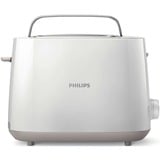 Philips Daily Collection HD2581/00 Toaster, Brødrister Hvid, 2 skive(r), Metal, 830 W, 230 V, 830 W, 50-60 Hz