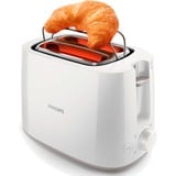Philips Daily Collection HD2581/00 Toaster, Brødrister Hvid, 2 skive(r), Metal, 830 W, 230 V, 830 W, 50-60 Hz