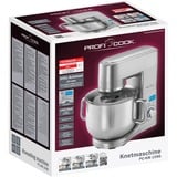 ProfiCook PC-KM 1096 foodprocessor 1500 W 10 L Aluminium rustfrit stål, 10 L, Aluminium, Dreje, Aluminium, Aluminium, LCD