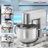 ProfiCook PC-KM 1096 foodprocessor 1500 W 10 L Aluminium rustfrit stål, 10 L, Aluminium, Dreje, Aluminium, Aluminium, LCD