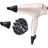 Remington AC9140 Beige, Sort 2400 W, Hårtørrer fløde/Guld, Strøm, Beige, Sort, Monoton, Hængende løkke, 3 m, 2400 W