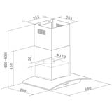 Respekta CH 0160 IXB, Emhætte rustfrit stål