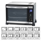 Rommelsbacher BGE 1580/E toaster ovn 30 L 1580 W Sort, Rustfrit stål Grill, Mini ovn rustfrit stål, 30 L, Sort, Rustfrit stål, Touch, 80 - 230 °C, Rustfrit stål, 120 min.