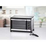 Rommelsbacher BG 1055/E toaster ovn 18 L Sort, Rustfrit stål Grill, Mini ovn Sølv/Sort, 18 L, Sort, Rustfrit stål, Dreje, Rustfrit stål, 3 hylder, 60 min., Detail