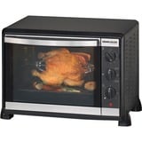 Rommelsbacher BG 1550 Elektrisk ovn 30 L Sort, Mini ovn Sort, Elektrisk ovn, 30 L, 80 - 230 °C, Sort, Dreje, Mekanisk, Detail