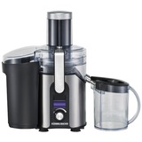 Rommelsbacher ES 850/E citruspresser og juicemaskine Frugtpresser 800 W Sort, Rustfrit stål, Transparent, Saftpresser Sort/rustfrit stål, Frugtpresser, Sort, Rustfrit stål, Transparent, LCD, Trinløs, 10000 rpm, 2 L