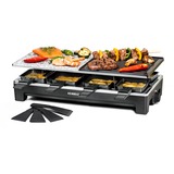 Rommelsbacher RCS 1350 raclette grill 8 person(er) 1350 W Sort, Rustfrit stål Sort/rustfrit stål, 1350 W, 230 V, 485 mm, 233 mm, 141 mm, 5,4 kg