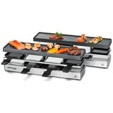 Rommelsbacher RC 1600 raclette grill 8 person(er) 795 W Sort, Sølv Sølv, 795 W, 230 V, 435 mm, 408 mm, 135 mm, 4,5 kg