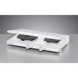 Rommelsbacher THL 2597/A kogeplade Hvid Bordplade 2 zone(s), Varmeplade Hvid, Hvid, Bordplade, 2 zone(s), 1000 W, 1500 W, 230 V