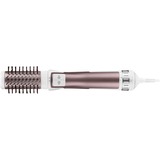 Rowenta Brush Activ Premium Care CF9540 Varmluftsbørste Varm Aluminium, Metallic, Hvid 1000 W 1,8 m, Varmluft børste Hvid/Rosa, Varmluftsbørste, Varm, Tørt/vådt hår, Aluminium, Metallic, Hvid, Hængende løkke, 1,8 m