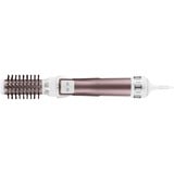 Rowenta Brush Activ Premium Care CF9540 Varmluftsbørste Varm Aluminium, Metallic, Hvid 1000 W 1,8 m, Varmluft børste Hvid/Rosa, Varmluftsbørste, Varm, Tørt/vådt hår, Aluminium, Metallic, Hvid, Hængende løkke, 1,8 m