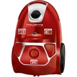 Rowenta Compact Power RO3953 3 L Beholder vakuum Dry 900 W Støvpose, Gulv støvsuger Rød, 900 W, Beholder vakuum, Dry, Støvpose, 3 L, Hygiejnefilter