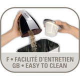 Rowenta Extenso Dry AC476901 håndholdt støvsuger Sort, Brun, Sølv Poseløs Sort/Sølv, Dry, Cyclonisk, Kina, Poseløs, Sort, Brun, Sølv, 0,375 L