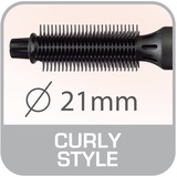 Rowenta Fashion Stylist CF3910CH Varmluftsbørste Varm Hvid, Varmluft børste Hvid/Guld, Varmluftsbørste, Varm, Hvid, Vekselstrøm, 2,1 cm, 2,5 cm