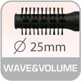 Rowenta Fashion Stylist CF3910CH Varmluftsbørste Varm Hvid, Varmluft børste Hvid/Guld, Varmluftsbørste, Varm, Hvid, Vekselstrøm, 2,1 cm, 2,5 cm