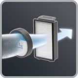 Rowenta RH8155WA stav støvsuger & elektrisk kost Stick vakuum Vekselstrøm Dry Cyclonisk Poseløs 0,9 L 750 W Sort, Sølv, Gul, Gulv støvsuger Sort/Sølv, Stick vakuum, Poseløs, Sort, Sølv, Gul, 0,9 L, Plast, CE