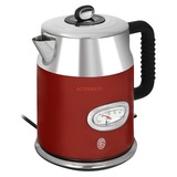 Russell Hobbs Retro Ribbon elkedel 1,7 L 2400 W Rød, Sølv Rød/rustfrit stål, 1,7 L, 2400 W, Rød, Sølv, Rustfrit stål, Vandmåler, Ledningsfri