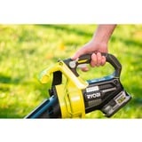 Ryobi OBV18 batteridreven løvblæser 200 km/t Sort, Gul 18 V, Løvblæsere VAC/suger Grøn/Sort, Håndholdt blæser, 200 km/t, Sort, Gul, Blæse/suge, Elektrisk, 97,4 dB