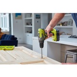 Ryobi ONE+ Akku bore-/skruemaskine R18DD3-215S, 18Volt, Bore-/ skruemaskine Grøn/Sort