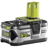 Ryobi RB18L50 Lithium-Ion 5000mAh 18V genopladeligt batteri grå/Grøn, 5000 mAh, Lithium-Ion (Li-Ion), 18 V, Sort, Grøn, Grå, 1 stk