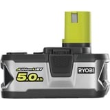 Ryobi RB18L50 Lithium-Ion 5000mAh 18V genopladeligt batteri grå/Grøn, 5000 mAh, Lithium-Ion (Li-Ion), 18 V, Sort, Grøn, Grå, 1 stk