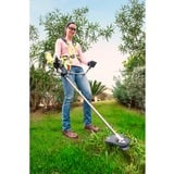 Ryobi RBC18X20B4F 20 cm Batteri Aluminium, Sort, Grøn, Buskryddere Grøn/Sort, Buskrydder, 20 cm, Nylonlinje, U-type håndtag, 1,6 mm, Aluminium, Sort, Grøn