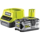 Ryobi RC18120-150 Batteri- og opladersæt Gul/Sort, Batteri- og opladersæt, Lithium-Ion (Li-Ion), 5 At, 18 V, Ryobi, R18DD3, R18CS