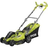 Ryobi RLM15E36H Skubbe plæneklipper Grøn/Sort, Skubbe plæneklipper, 36 cm, 2 cm, 7 cm, 45 L, 4 hjul