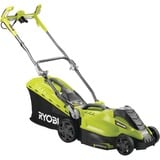Ryobi RLM15E36H Skubbe plæneklipper Grøn/Sort, Skubbe plæneklipper, 36 cm, 2 cm, 7 cm, 45 L, 4 hjul