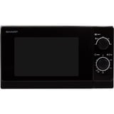 SHARP R-200BKW mikrobølgeovn Bordplade 20 L 800 W Sort Sort, Bordplade, 20 L, 800 W, Dreje, Sort, 25,5 cm
