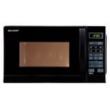 SHARP R-642BKW Bordplade Kombination mikroovn 20 L 800 W Sort, Mikrobølgeovn Sort, Bordplade, Kombination mikroovn, 20 L, 800 W, Berøring, Sort