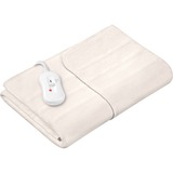 Sanitas SWB 20 Elektrisk tæppe 60 W Beige Fleece, Elektrisk lagen Hvid, 800 mm, 1500 mm, Fleece, Kold maskinvask, 30 °C