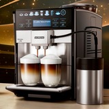 Siemens EQ.6 plus s700 Fuld-auto Espressomaskine 1,7 L, Kaffe/Espresso Automat rustfrit stål/Sort, Espressomaskine, 1,7 L, Kaffebønner, Indbygget kværn, 1500 W, Sort, Rustfrit stål