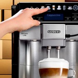 Siemens EQ.6 plus s700 Fuld-auto Espressomaskine 1,7 L, Kaffe/Espresso Automat rustfrit stål/Sort, Espressomaskine, 1,7 L, Kaffebønner, Indbygget kværn, 1500 W, Sort, Rustfrit stål