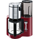 Siemens TC86304 kaffemaskine Dråbe kaffemaskine 1,25 L, Filter maskine Rød/Sort, Dråbe kaffemaskine, 1,25 L, 1160 W, Sort, Rød, Sølv